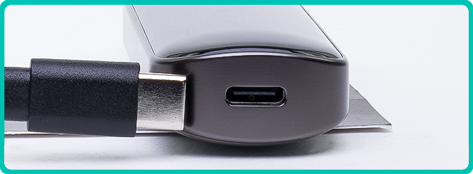 USB-C du Pod Pixo Aspire